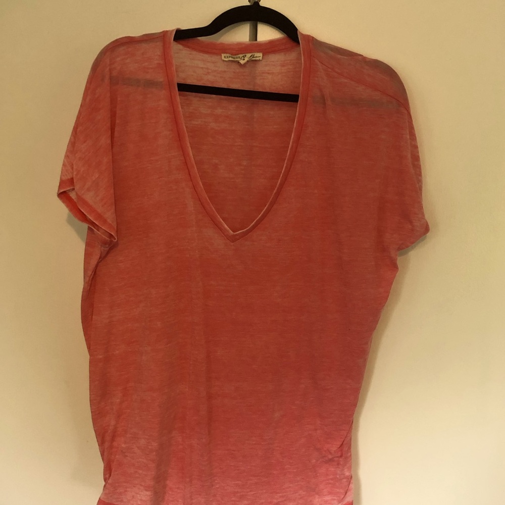 Express one eleven red tshirt